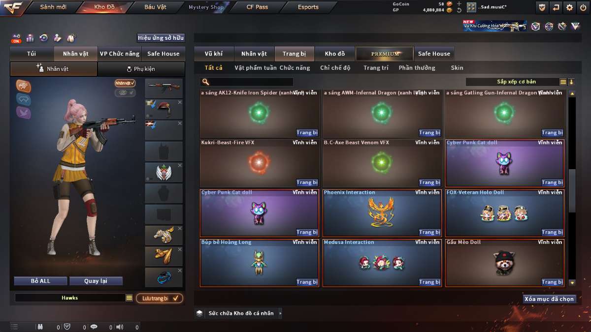 shop acc cf uy tin gia re